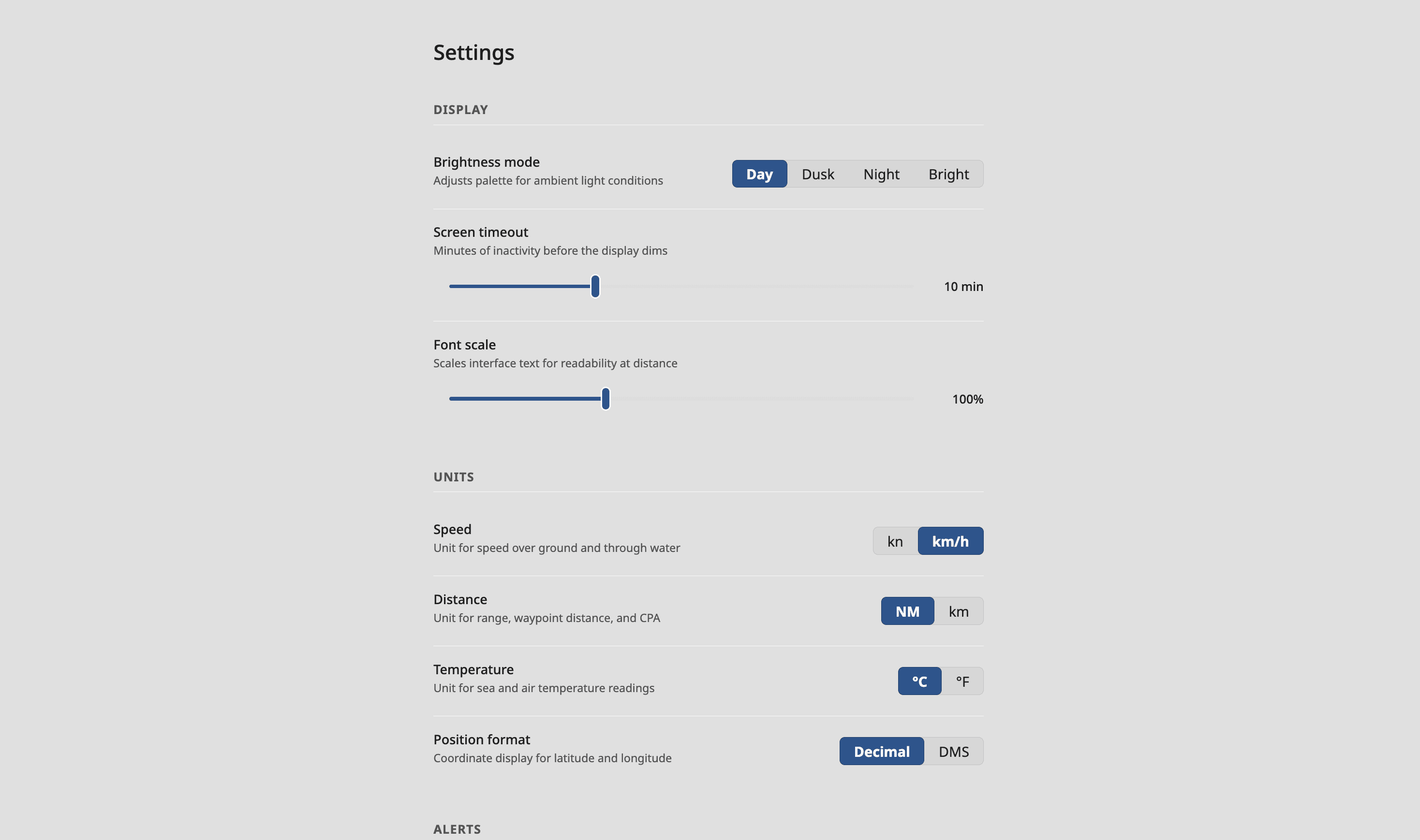OpenBridge settings page built with Bridgable